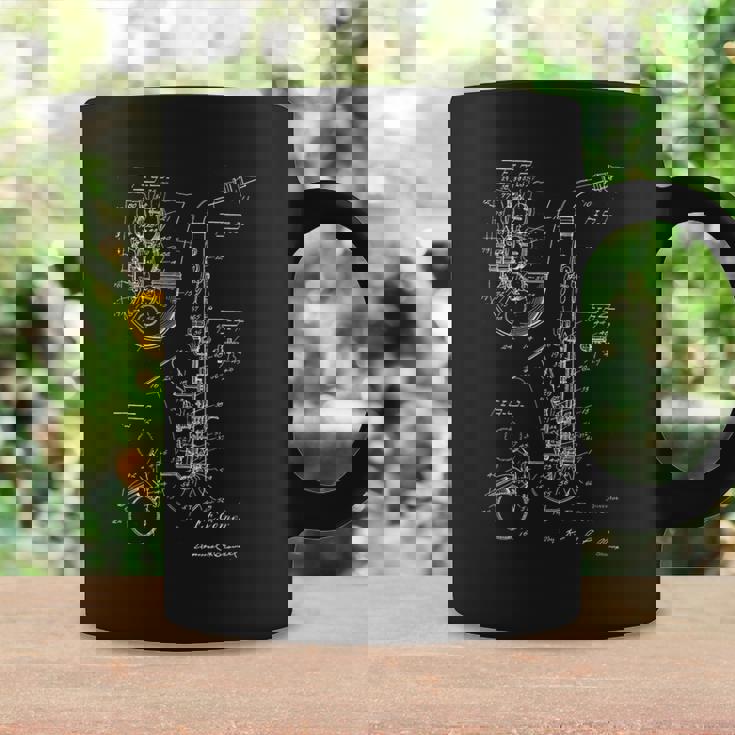 サックス アルトサックス 特許スタイル クール サクソフォニスト コーヒーマグ ギフトのアイデア