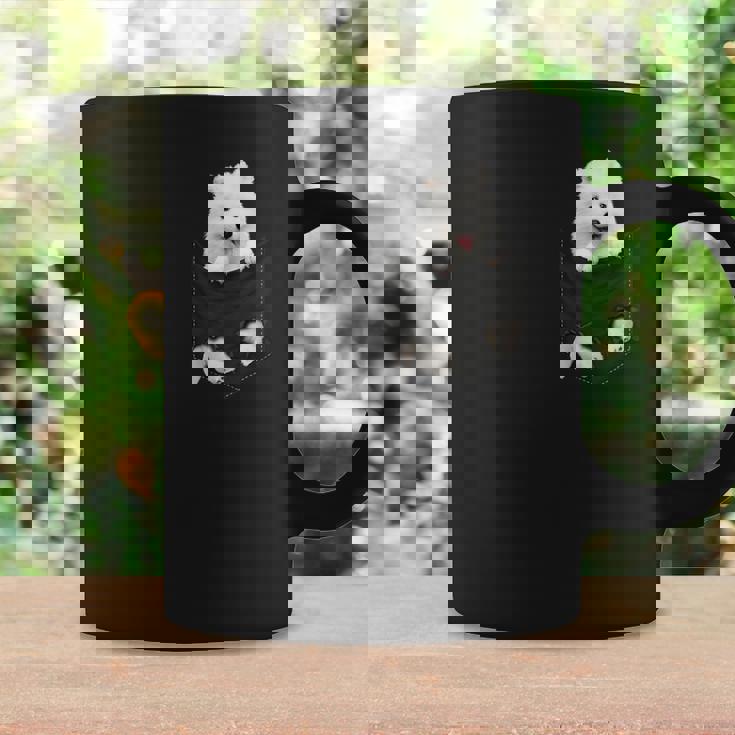 サモエド愛好家のための面白いサモエドをポケットに入れました コーヒーマグ ギフトのアイデア