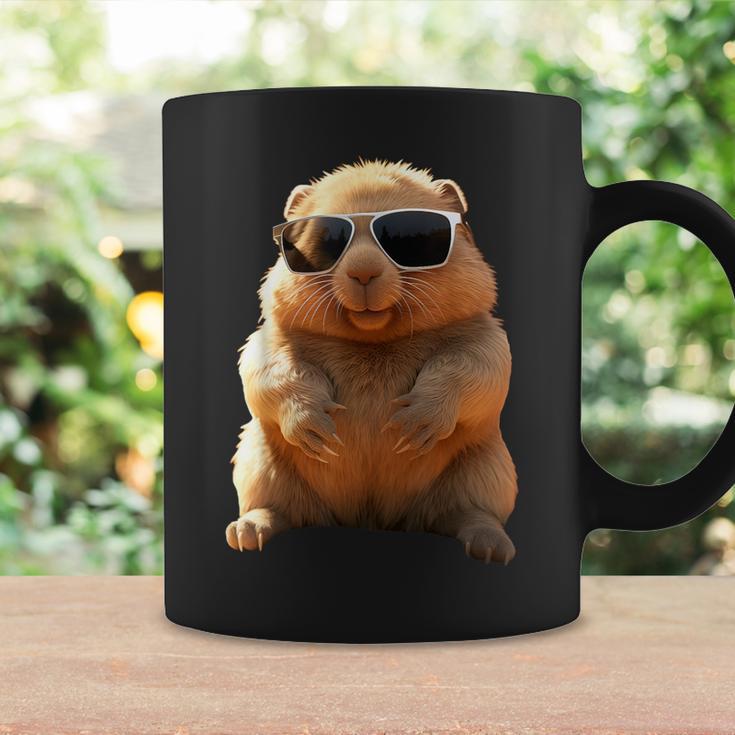 サングラスをかけたウォンバット オーストラリア かわいい ウォンバット コーヒーマグ ギフトのアイデア