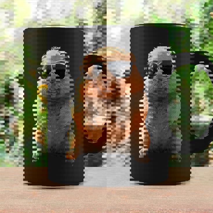 サングラスをかけたウォンバット オーストラリア かわいい ウォンバット コーヒーマグ ギフトのアイデア