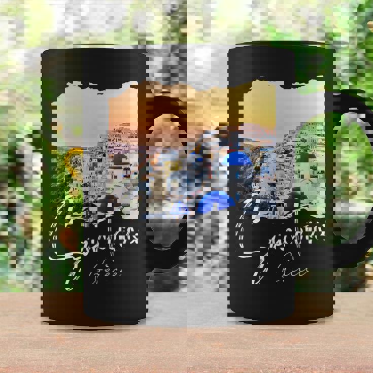 サントリーニ ギリシャ絵画 サントリーニ コーヒーマグ ギフトのアイデア