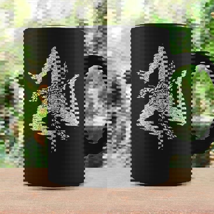 シチリア イタリア 旗 トリスケリオン シチリア パレルモ 地中海 コーヒーマグ ギフトのアイデア