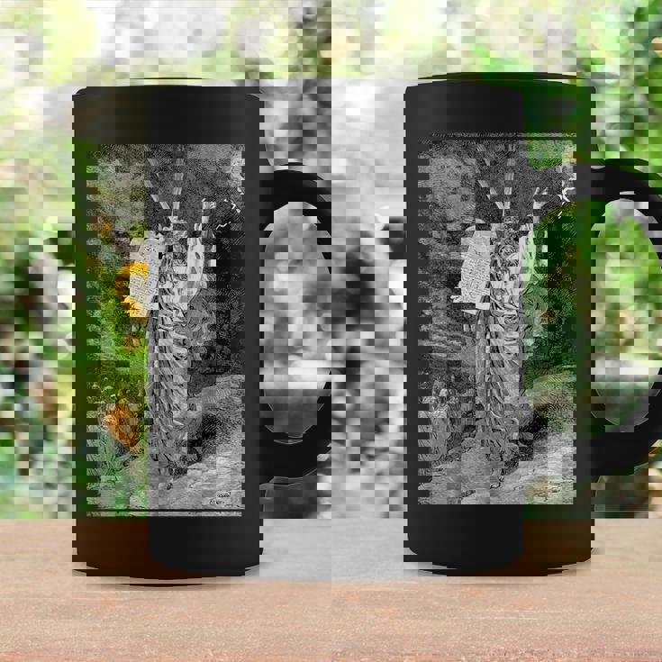 シナイ山から降りてくるモーゼ ギュスターヴ・ドーレ 聖書芸術 コーヒーマグ ギフトのアイデア