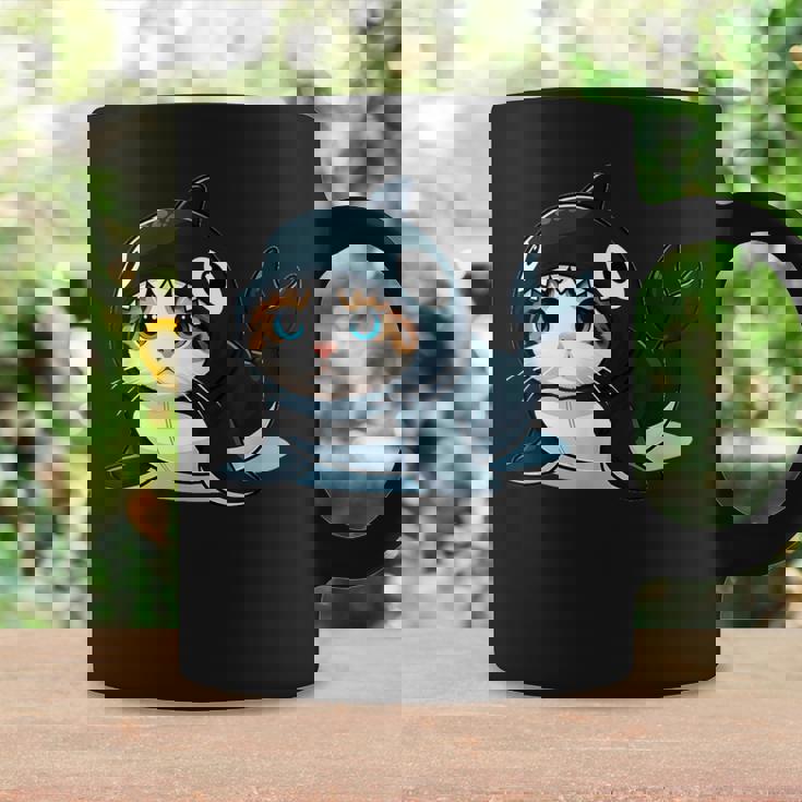 シャチの猫 コスチューム コーヒーマグ ギフトのアイデア