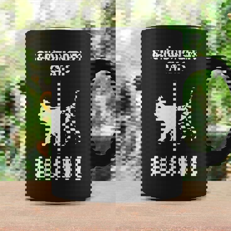 シュレディンガーの猫-死んで生きている-物理オタク コーヒーマグ ギフトのアイデア