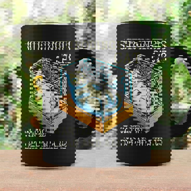 シュレディンガーの猫指名手配教授 科学物理教師 コーヒーマグ ギフトのアイデア