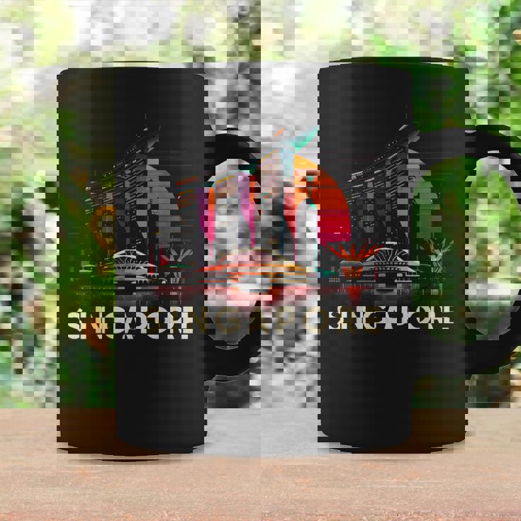 シンガポール市のランドマークビルのお土産 コーヒーマグ ギフトのアイデア