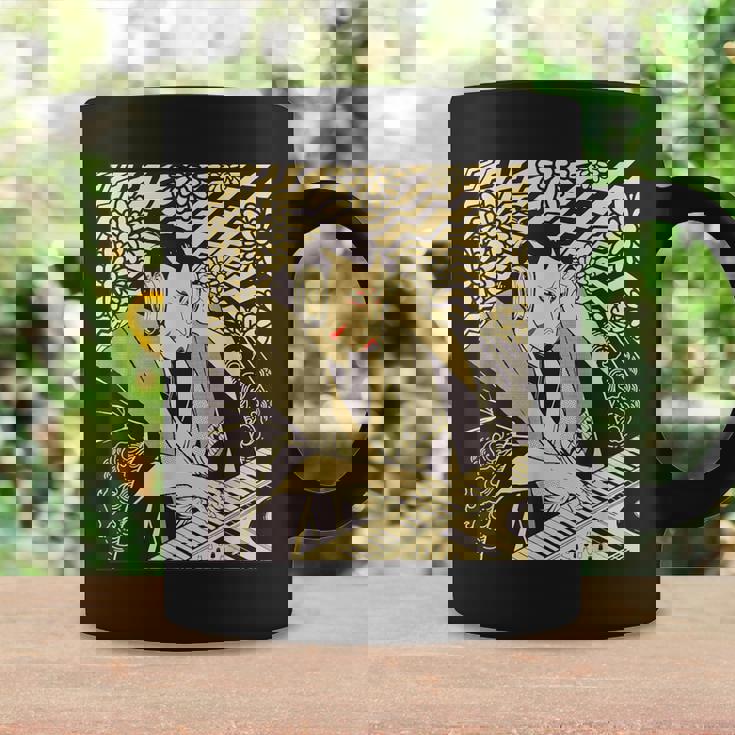 シンセサイザー テクノ 音楽 面白い サムライ シンセサイザー コーヒーマグ ギフトのアイデア