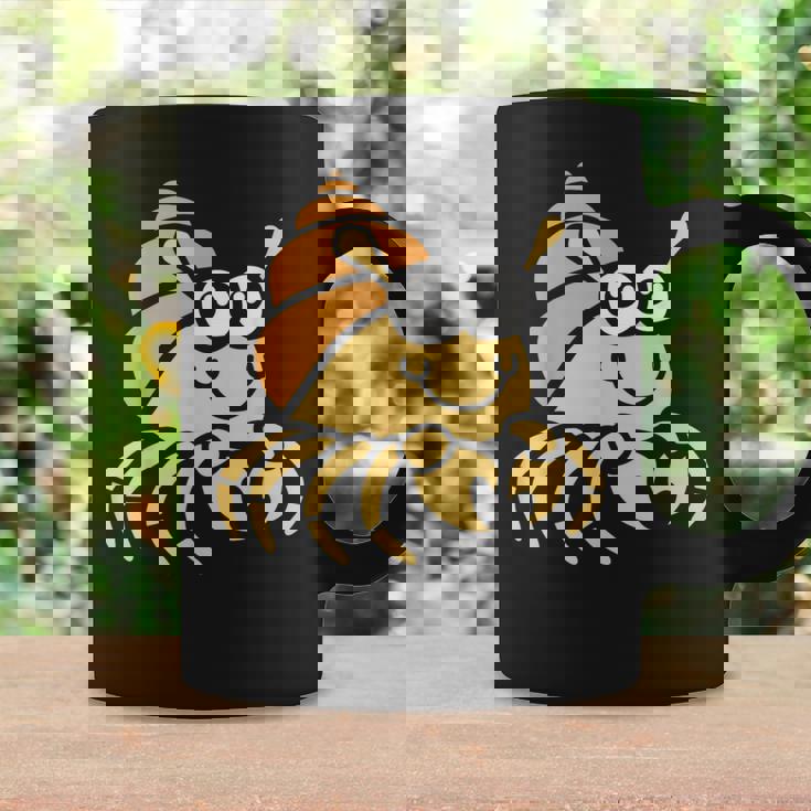 シンプルでかわいいミニマリストの甲殻類のリトル・ハーミット・バーナード コーヒーマグ ギフトのアイデア