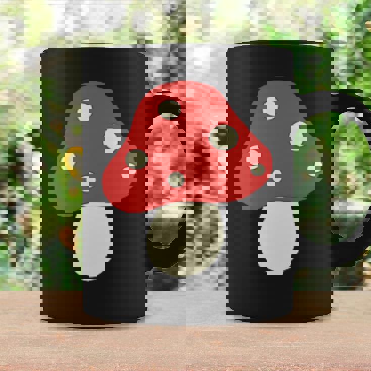 シンプルでキュートなキノコのグラフィック Cute Mushroom コーヒーマグ ギフトのアイデア