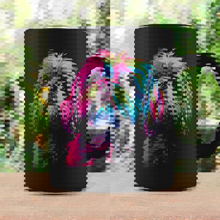 シーズー グラフィック ペット イラスト 犬 シーズー コーヒーマグ ギフトのアイデア