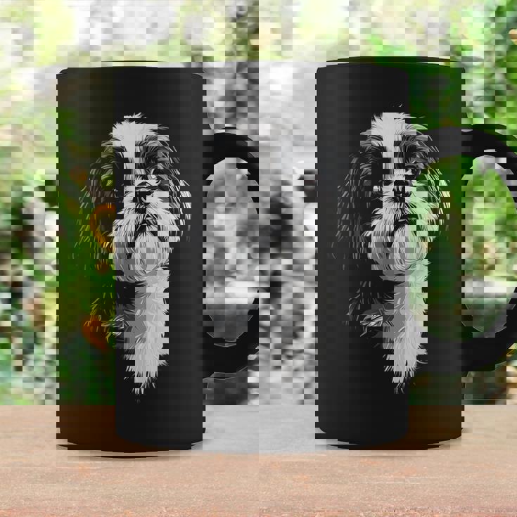 シーズー 犬 モチーフ ペット イラスト シーズー コーヒーマグ ギフトのアイデア