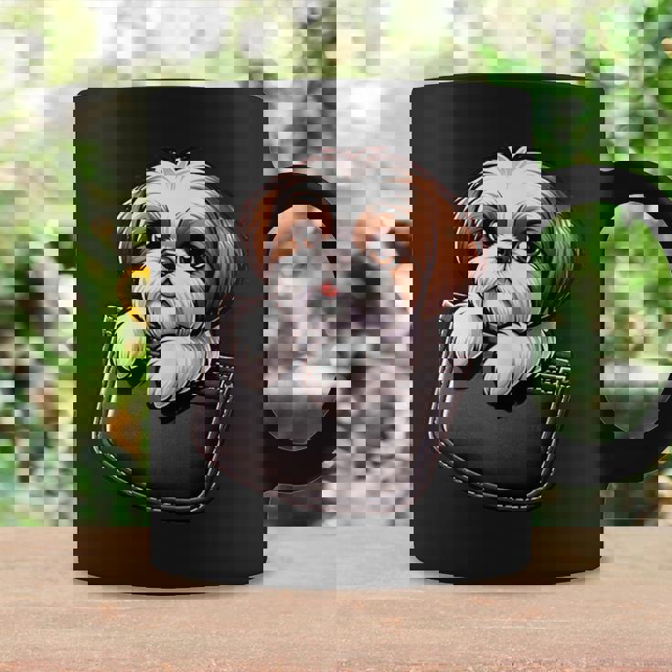 シーズーインポケット シーズー犬好き コーヒーマグ ギフトのアイデア