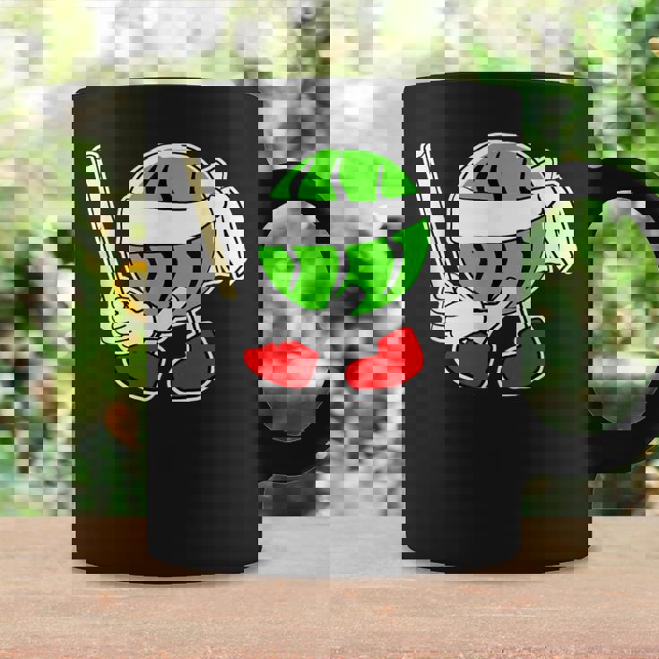 スイカ割り・夏 西瓜わり（すいかくん）【サマータイム】リゾート・夏 大好き／面白 イラスト コーヒーマグ ギフトのアイデア