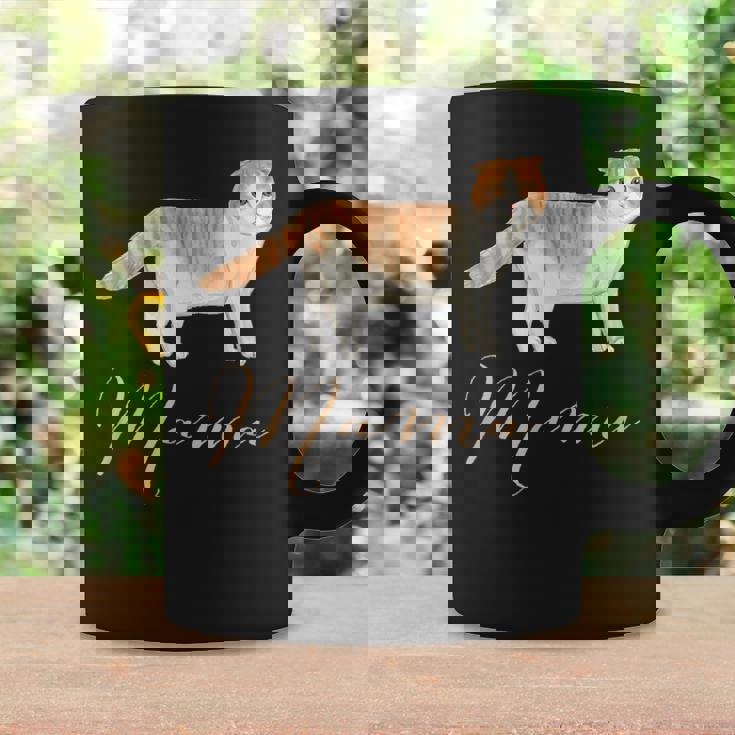 スコティッシュフォールドキャット ママシャツ 猫 ママ ママ コーヒーマグ ギフトのアイデア