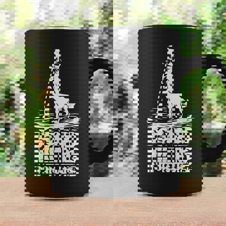 スタンドアップ パドリングボード ミーティングup 犬upボード パドリング コーヒーマグ ギフトのアイデア