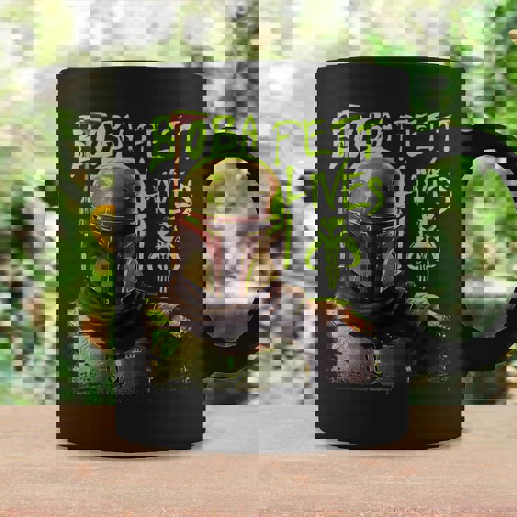 スター・ウォーズ ボバ・フェットの本 ネオン・ボバ・フェット・ライヴズ ポスター コーヒーマグ ギフトのアイデア