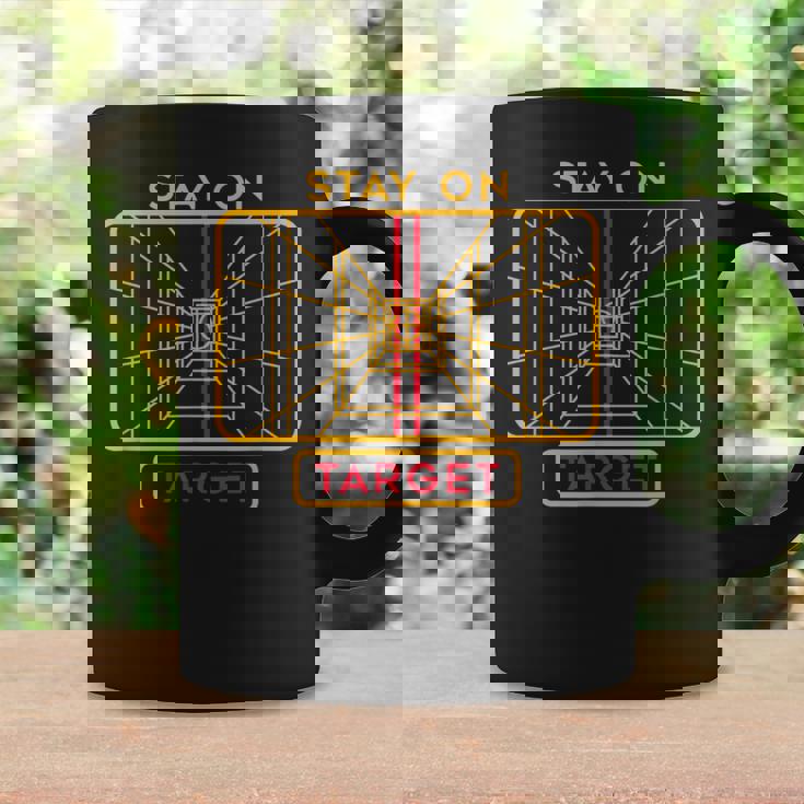 ステイ・オン・ターゲット コーヒーマグ ギフトのアイデア