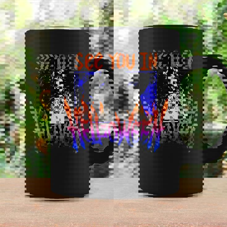 ストレンジャー・シングス ヘルファイア クラブ ハロウィン ロックンロール 楽しいパーティー コーヒーマグ ギフトのアイデア