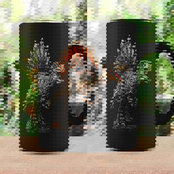 スピノサウルス 恐竜 グラフィックアート スピノサウルス コーヒーマグ ギフトのアイデア