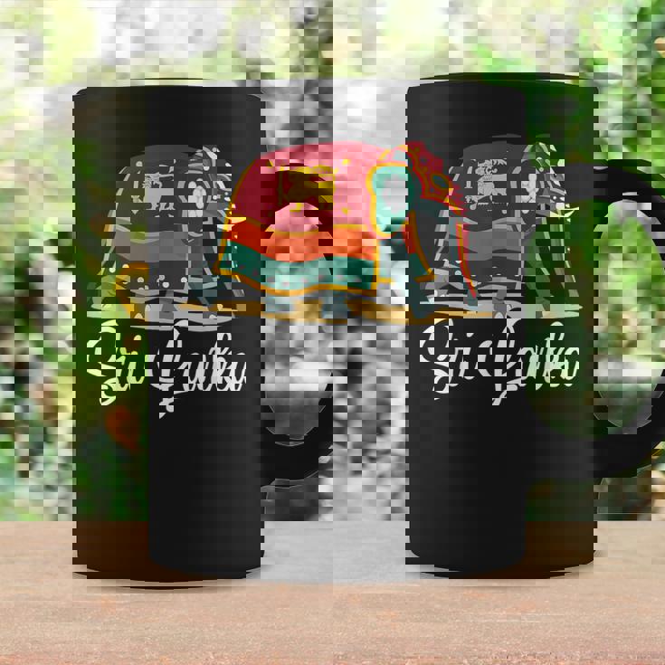 スリランカの国旗と友情 コーヒーマグ ギフトのアイデア