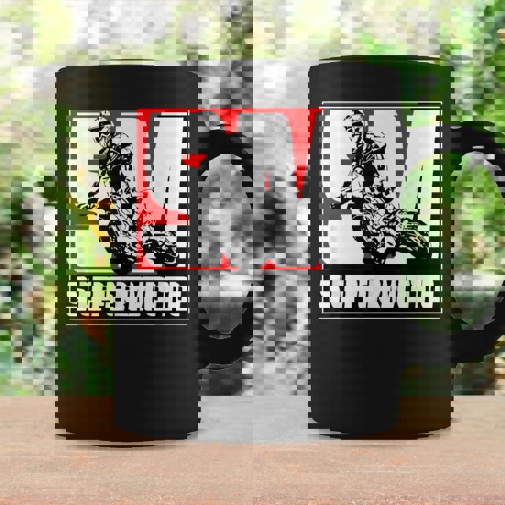 スーパーモトスーパーモタードエンデューロモトクロス コーヒーマグ ギフトのアイデア