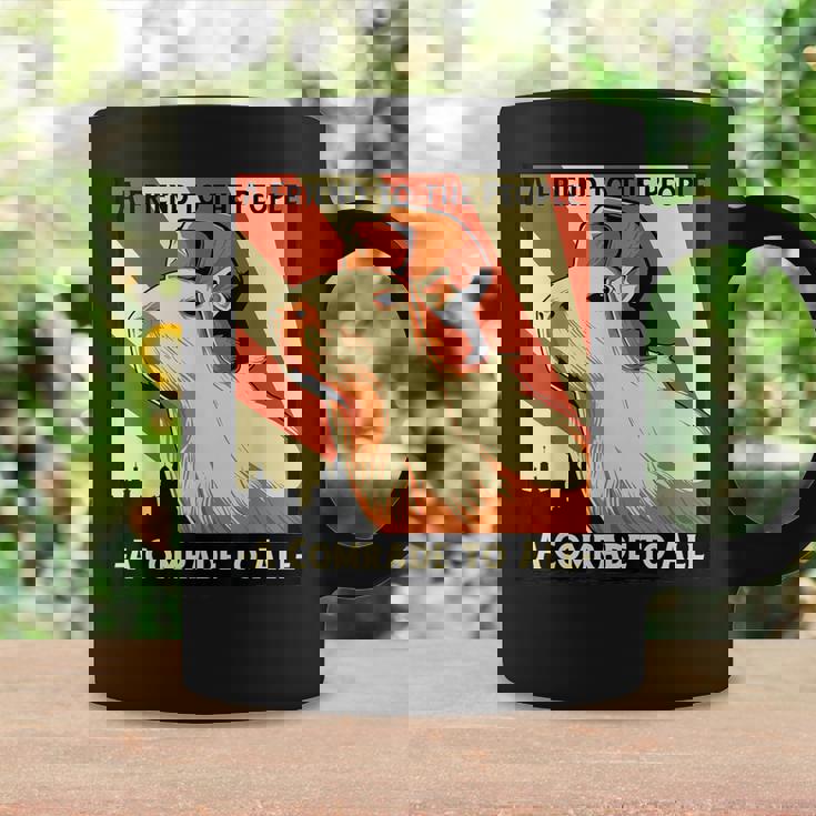 ソ連共産主義カピバラソビエト民衆への友 コーヒーマグ ギフトのアイデア