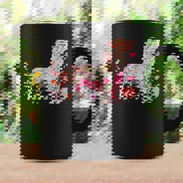 ダックスフントの解体新書 ミニチュアダックス 犬の飼い主 ダックス飼い おもしろ 愛犬家 犬 ダックスフント コーヒーマグ ギフトのアイデア