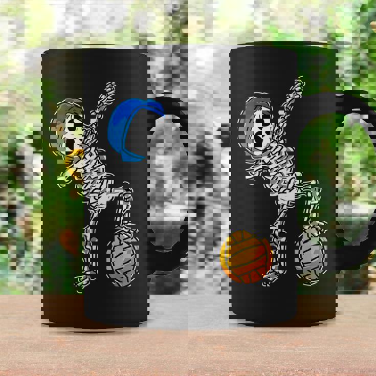 ダビング 水球 スケルトン ハロウィン 骨 ダブダンス コーヒーマグ ギフトのアイデア