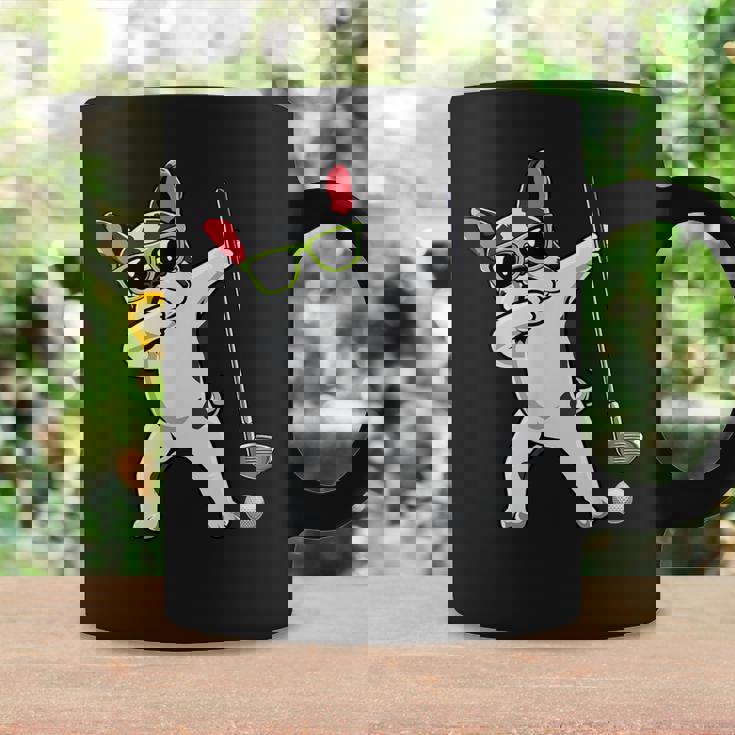 ダビングフレンチブルドッグゴルフフレンチドッグダブゴルファーギフト コーヒーマグ ギフトのアイデア