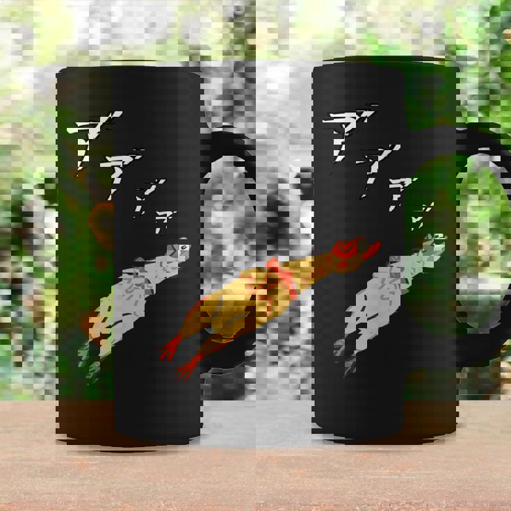 チキンおもちゃ ニワトリ 鶏 おもしろ ギャグ 服 コーヒーマグ ギフトのアイデア