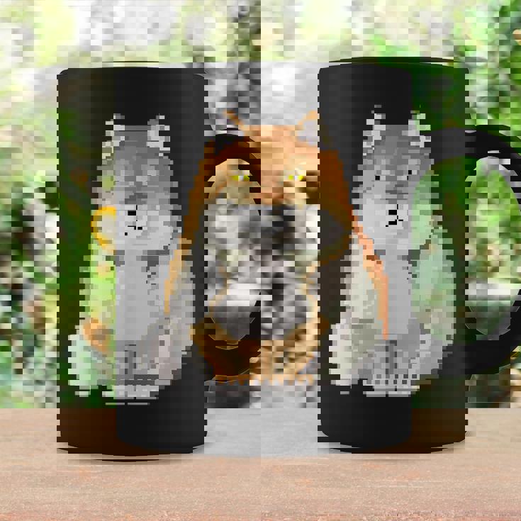 チベットスナギツネ ドット絵 ピクセルアート 虚無 ゲーム レトロゲーム ミーム コーヒーマグ ギフトのアイデア