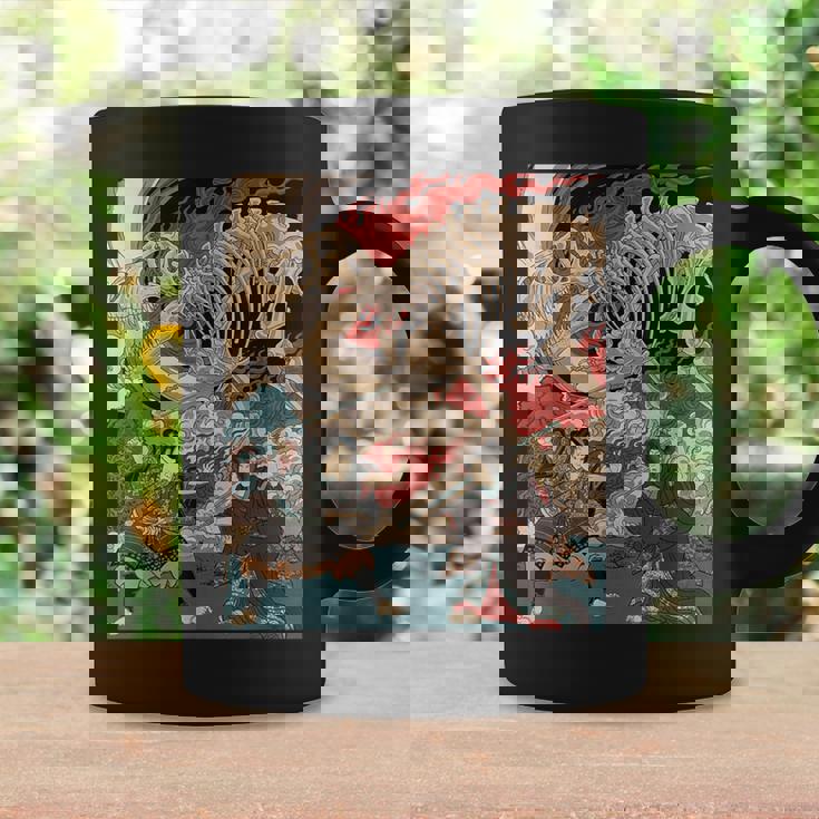 ティラノサウルス浮世絵 コーヒーマグ ギフトのアイデア