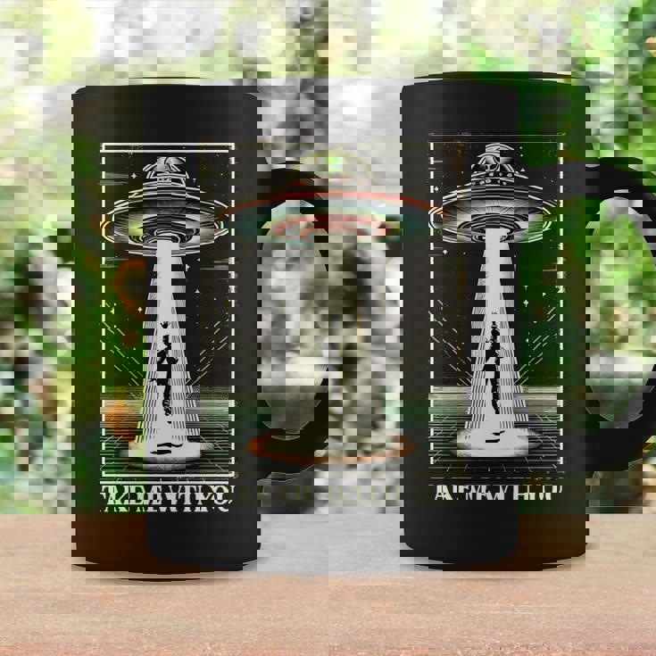 テイク・ミー・ウィズ・ユー エイリアン Ufo クローズエンカウンター ロズウェル エリア51 長袖tシャツ コーヒーマグ ギフトのアイデア