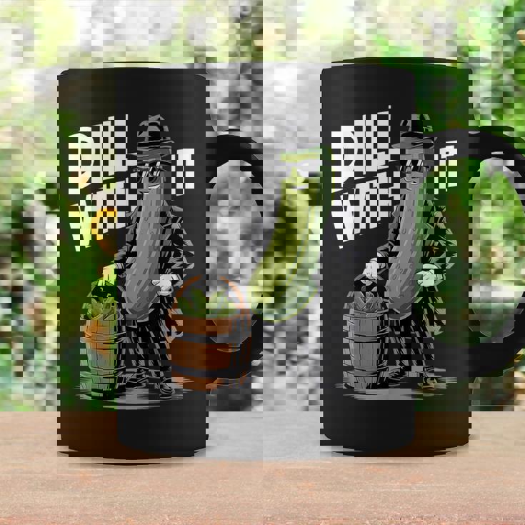 ディル ウィズ イット ピクルス キュウリ ピクルス おもしろピクルス コーヒーマグ ギフトのアイデア