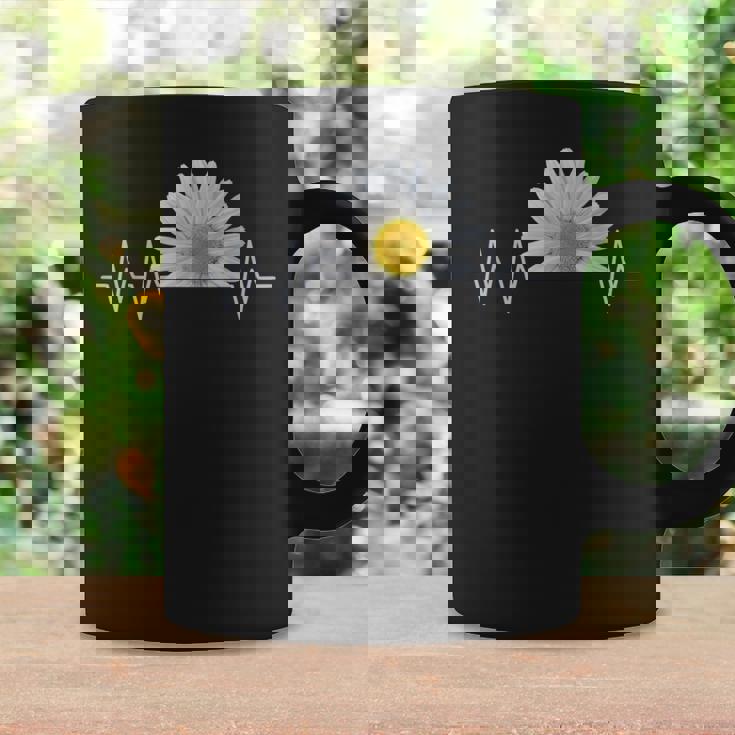 デイジー、ハートビート、花、花、花、ヒナギク コーヒーマグ ギフトのアイデア