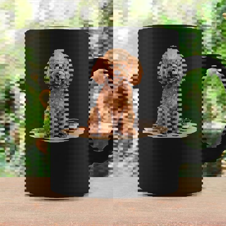 トイプードル 犬種 ペット かわいいグラフィック コーヒーマグ ギフトのアイデア