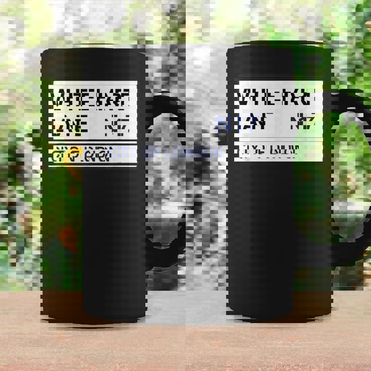 トッテナム フットボールチーム ホワイト ハートレーン ストリートサイン コーヒーマグ ギフトのアイデア