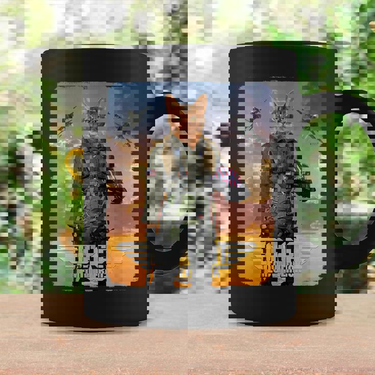 トップ 猫 マーベリック パロディ アクション 映画 叙事詩 レトロ コーヒーマグ ギフトのアイデア