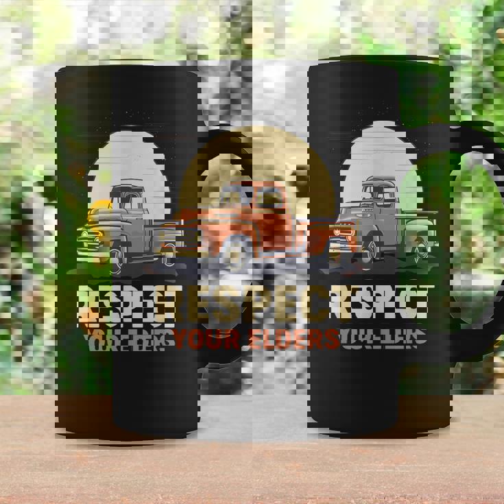 トラック ヴィンテージ オールド クラシック 学校 アメリカン ピックアップ レトロ ファーム コーヒーマグ ギフトのアイデア