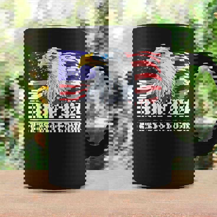 トランプ 2024年 イーグル アメリカ国旗 ドナルド・トランプ選挙 2024年 コーヒーマグ ギフトのアイデア
