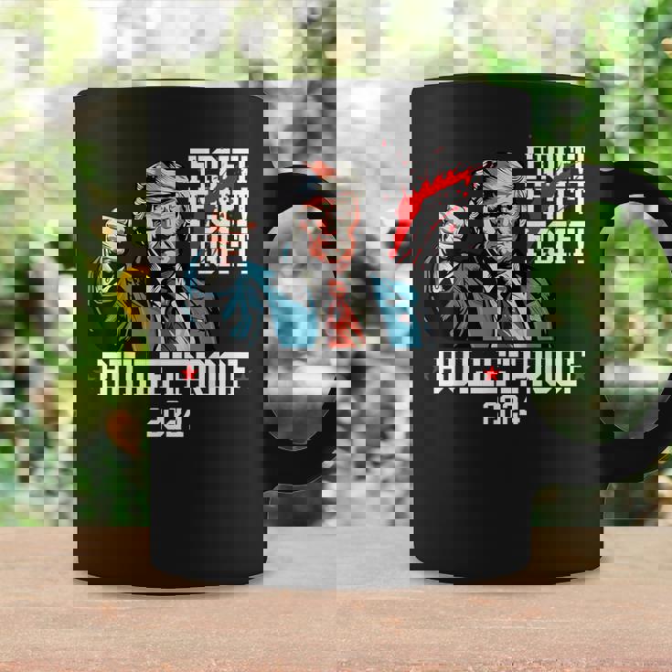 トランプ 防弾 ファイト ファイト ファイト コーヒーマグ ギフトのアイデア