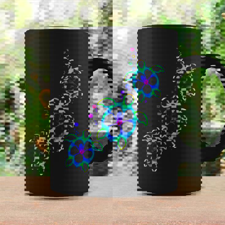 トロピカルカラー ハワイアン ホヌー ウミガメ コーヒーマグ ギフトのアイデア