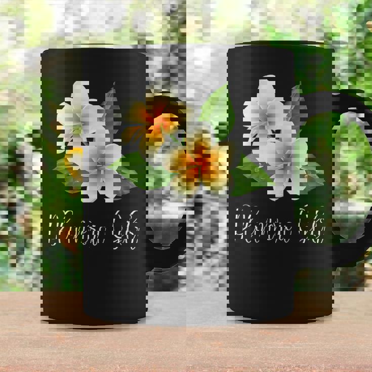 トロピカルプルメリアフランジパニー コーヒーマグ ギフトのアイデア