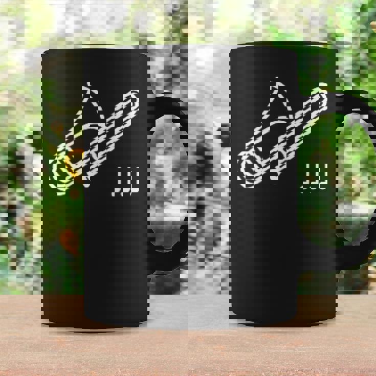 トロンボーン 音符 楽譜 音楽 楽器 コーヒーマグ ギフトのアイデア