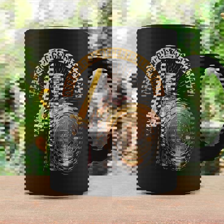 ドナルド・トランプ 暗号大統領 パロディー ミーム 面白い ビットコイン コーヒーマグ ギフトのアイデア