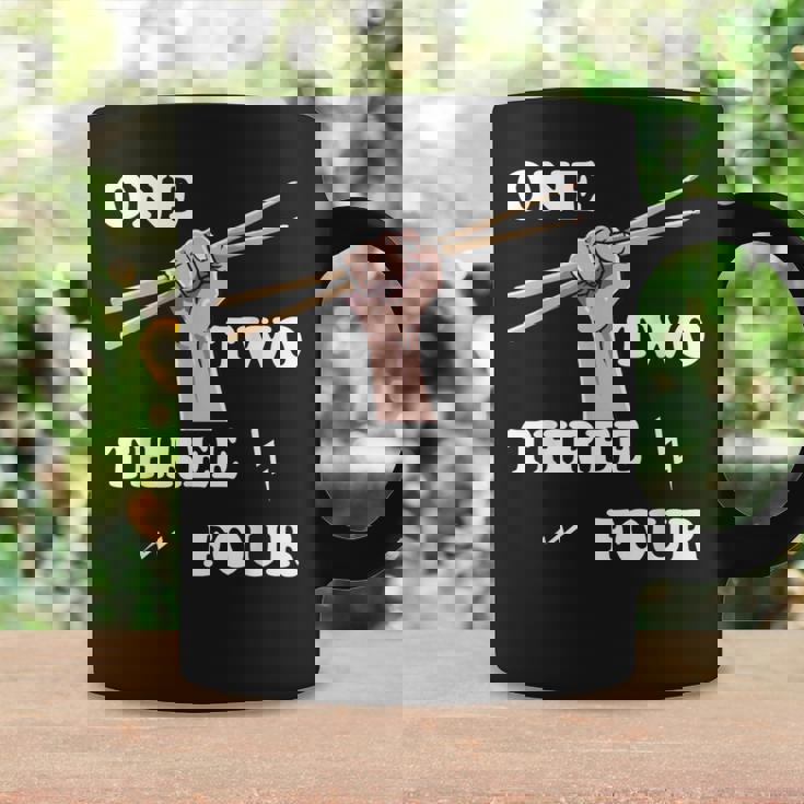 ドラマー ギフト 楽器 メンズ ドラムスティック用 コーヒーマグ ギフトのアイデア