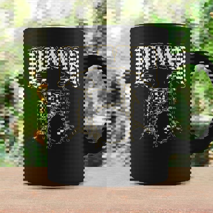 ドラマー、ティードラム、ドラムプレーヤーへのギフトに。 コーヒーマグ ギフトのアイデア