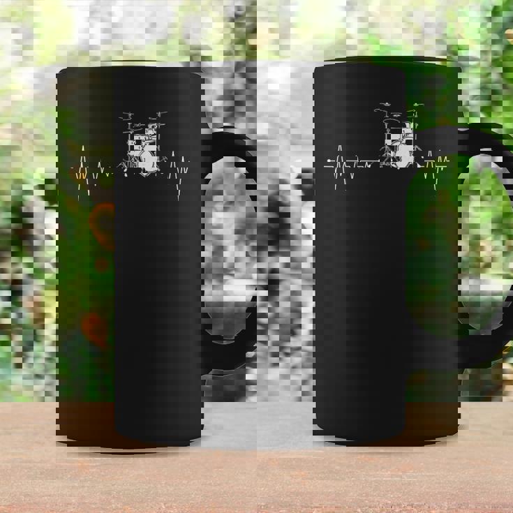 ドラマーギフト 心拍計楽器ドラム コーヒーマグ ギフトのアイデア