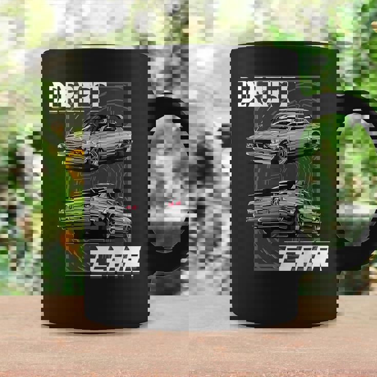 ドリフトカー ジャパニーズクラシックチューニングカー コーヒーマグ ギフトのアイデア